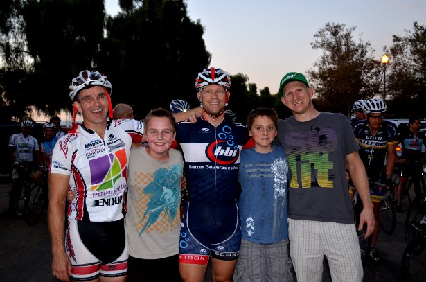 1/2/3/Pro Winners: Dan Reback 1st (center), Eric Anderson 2nd (right), Jim Wiznura 3rd(left) with Pete & Davey Whitehead